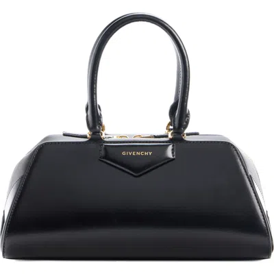 Givenchy Mini Antigona Leather East/west Satchel In Black