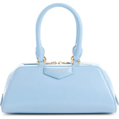 Givenchy Mini Antigona Leather East/west Satchel In Blue