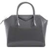 Givenchy Mini Antigona Leather Satchel In Gray