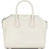 Givenchy Mini Antigona Bag In Box Leather In White