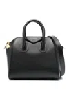 Givenchy Antigona Mini Leather Tote Bag In Black