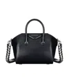 Givenchy Mini Antigona Leather Tote Bag In Black