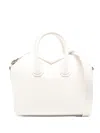 Givenchy Structured Clutch Bag Top Handles In White
