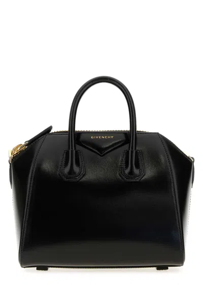 Givenchy Mini Antigona Top Handle Bag In Black
