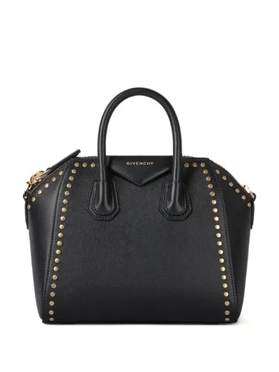 Givenchy Mini Antigona Tote Bag In Black