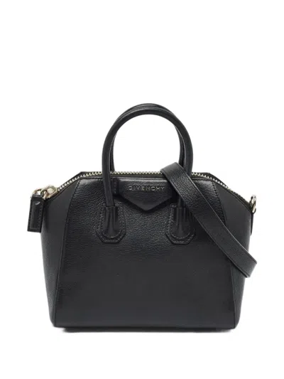Pre-owned Givenchy Mini Antigona Tote Bag In Black