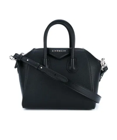 Givenchy Mini Antigona Tote Bag In Black