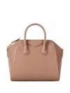 Givenchy Womens Blush Pink Gold Antigona Mini Leather Top Handle Bag In Neutral