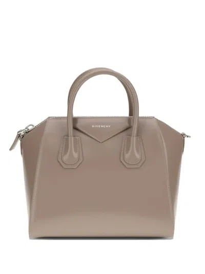 Givenchy Mini Antigona Tote Bag In Neutral