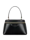 Givenchy Vanity Antigona Leather Handbag With Lettering Logo On The Front In Black