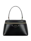 Givenchy Vanity Antigona Leather Handbag With Lettering Logo On The Front In Black