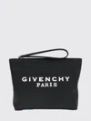 Givenchy Tape Small Clutch Bag Rectangular Wrist Strap In Black