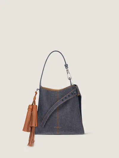 Givenchy Mini Belted Hobo Bag In Denim