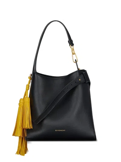 Givenchy Mini Belted Tote Bag In Leather In Black