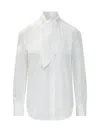 Givenchy Mini Bow Detail Shirt In White