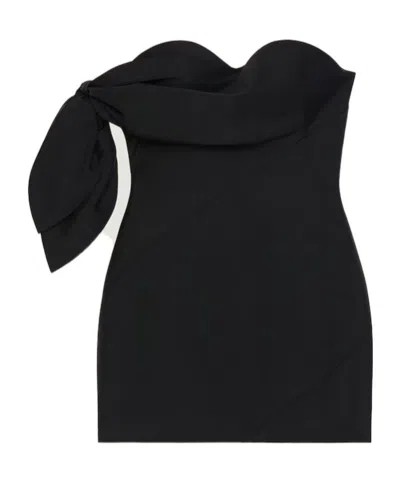 Givenchy Mini Bustier Dress In Black