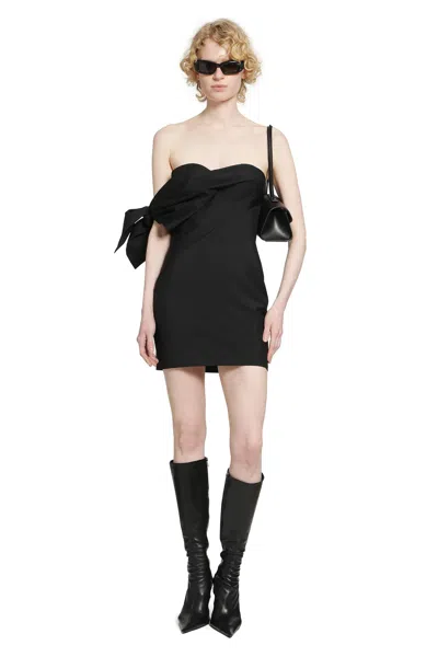Givenchy Mini Bustier Dress With Bow In Black