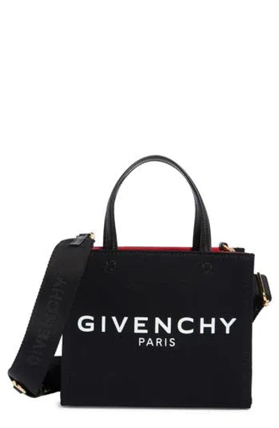 Givenchy Mini Canvas G-tote In Purple