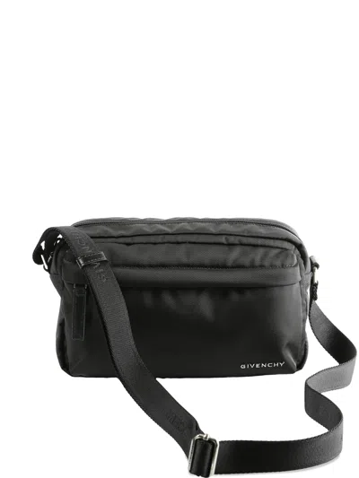 Givenchy Mini Crossbody Nylon Bag In Black