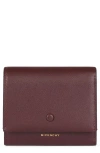 Givenchy Portefeuille Day En Cuir Brillant In Brown