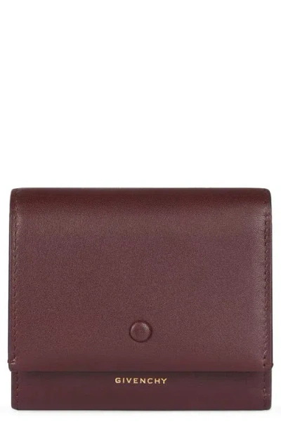 GIVENCHY GIVENCHY MINI DAY LEATHER TRIFOLD WALLET