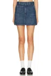 Givenchy Denim Skirt Featuring Belt Loops Pockets Stitching In Blue