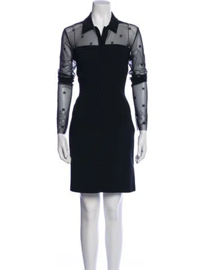 Pre-owned Givenchy Mini Dress In Black