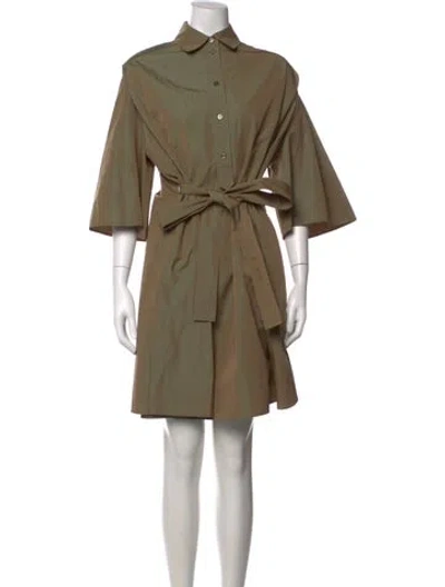 Pre-owned Givenchy Mini Dress In Green