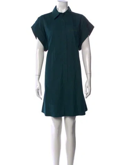 Pre-owned Givenchy Mini Dress In Green