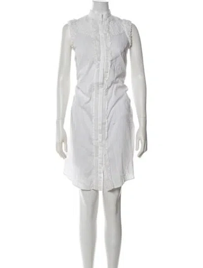 Pre-owned Givenchy Mini Dress In White