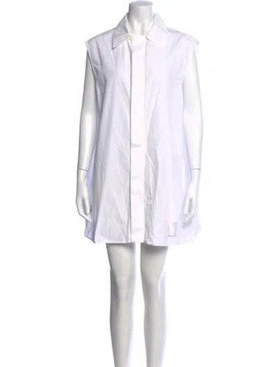 Pre-owned Givenchy Mini Dress In White