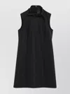 Givenchy Mini Dress With Bow Detail And High Neckline In Black