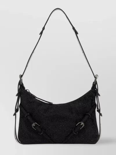 GIVENCHY MINI FABRIC SHOULDER BAG WITH BUCKLE DETAIL