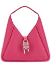 GIVENCHY GIVENCHY MINI G-HOBO BAG IN NEON PINK SOFT LEATHER