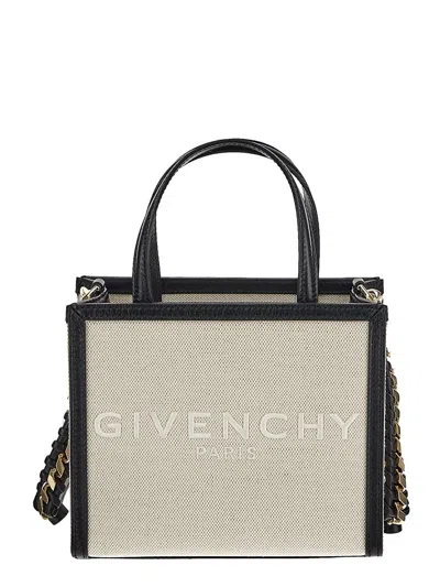 Givenchy Mini G Tote Bag In Beige