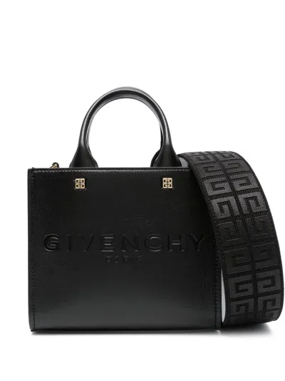 Givenchy Mini G-tote Leather Bag In Schwarz