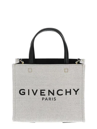 Givenchy Mini G Tote Shopping Bag In Beige