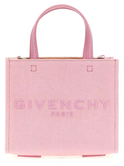 Givenchy G-tote 中号帆布手提包 In Pink