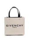 Givenchy Ivory Canvas Mini G-tote Handbag In Neutral