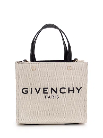 Givenchy Mini G-tote Handbag In Neutral