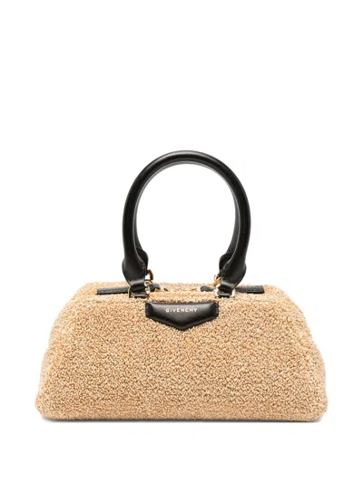 Givenchy Mini Handbag - Antigona Ethestanest West In Neutral
