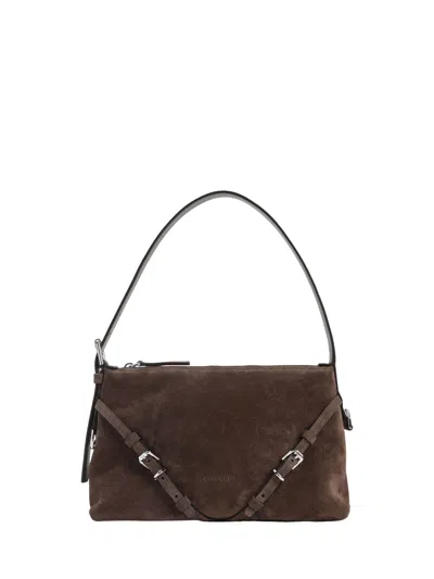 Givenchy Mini Handbag With Gold Hardware And Adjustable Strap (29.5 X 16.5 X 11 Cm) In Brown