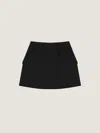 Givenchy Flap-pocket Mini Skirt In Black