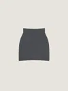 Givenchy Ribbed-knit Wool And Alpaca-blend Miniskirt In Gray