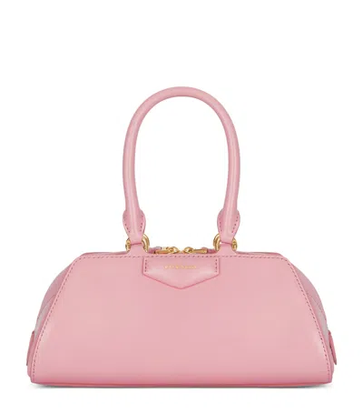 Givenchy Mini Leather Antigona Cube East-west Top-handle Bag