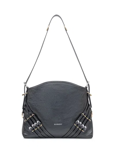 Givenchy Mini Leather Shoulder Bag In Black