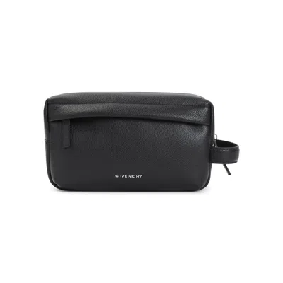GIVENCHY GIVENCHY MINI LEATHER TOILET POUCH HANDBAG - 26CM X 14CM X 11CM