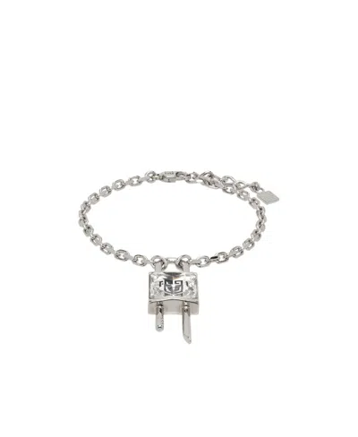 Givenchy Mini Lock Bracelet In Gray