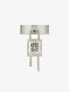 Givenchy Women's Mini Lock Ring In Metal With Crystal In Silvery