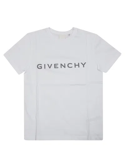 Givenchy Mini Logo Short Sleeve T-shirt In White
